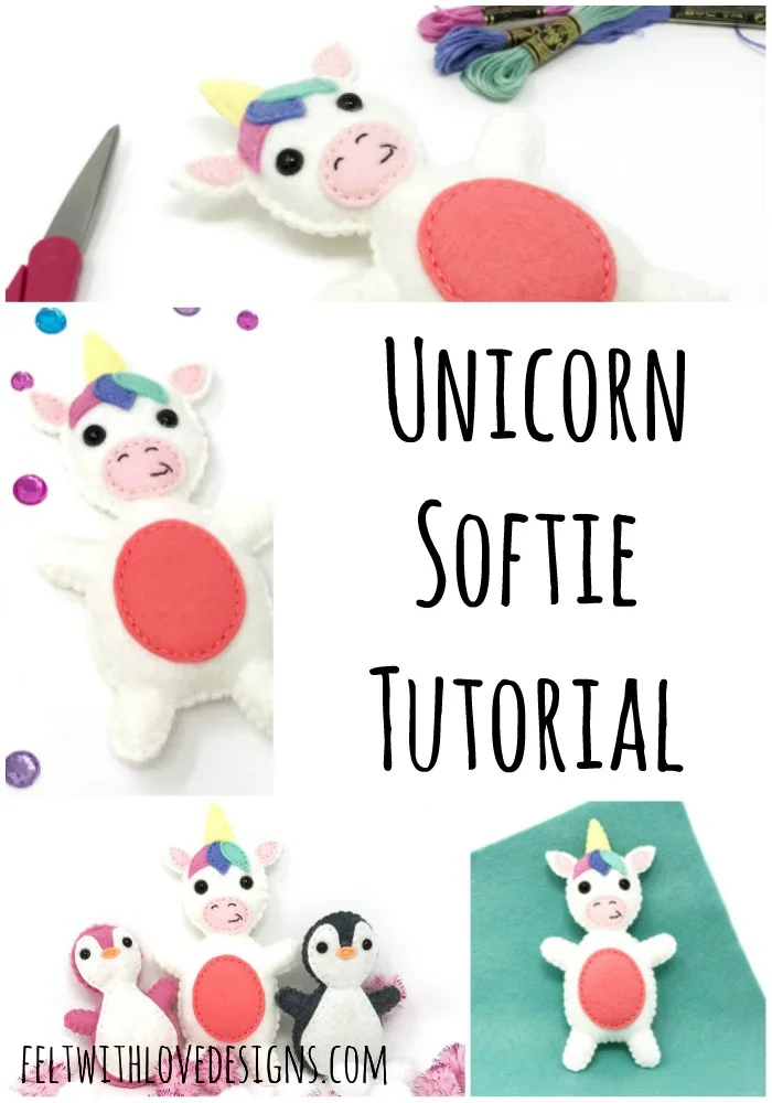 Learn to Sew an Adorable Felt Unicorn Softie